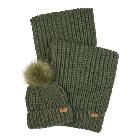 Barbour, Beanies Groen, Dames, Maat:ONE Size