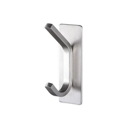 Handdukskrok Väggkrokställ SILVER - spot försäljning