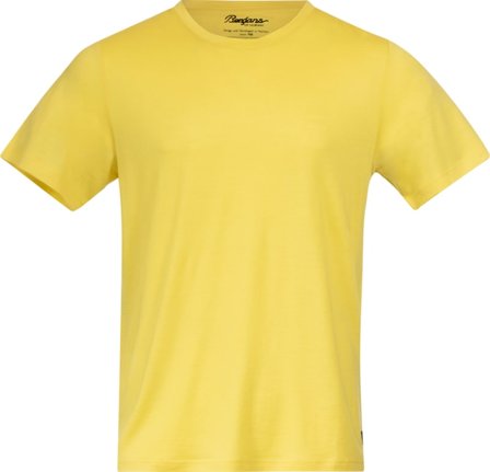 Bergans Men's Urban Wool Tee Men short-sleeved sweaters Yellow M