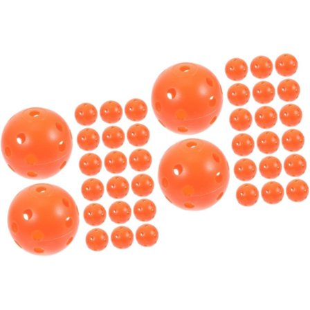 100 stk. Golftræningsbolde Hdpe Hulbold med huller {DB}