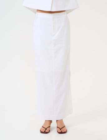 Gestuz Gzizza Linen Mw Skirt - White - 36
