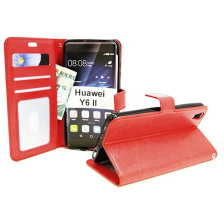 Crazy Horse Wallet Huawei Y6 II