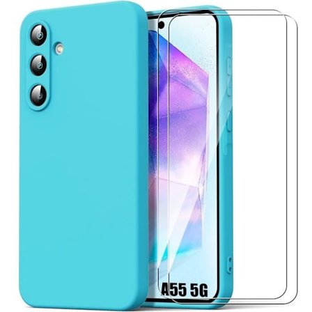 Silikonskal - Booling - för Samsung Galaxy A55 5G - Ultralätt - Antiglidskyddande - Flexibel