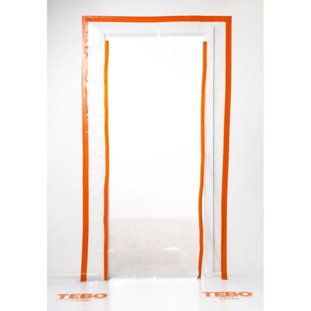 TEBO Cover 869636 Glidelåsdør 2 x I-form, Lager & miljø