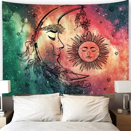 Vægbeklædning Mandala Vægbeklædning Vægtæppe Væg DXGHC