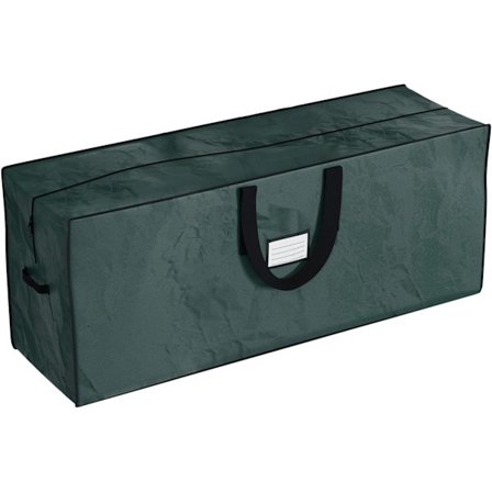 Oppbevaringspose for juletre – Passer til kunstige trær opptil 2,3 meter – Beskytter julepynt og oppblåsbare figurer mot fuktighet og skade (Grønn)