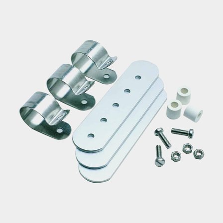 Kit de montaje para rodillo de cinta de ancla Ankarolina, apto para tubo Ø25 mm