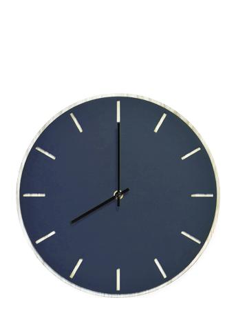 Smokey Blue Home Decoration Watches Wall Clocks Blå Tidsløs
