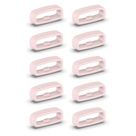Ögla för 22 mm klockarmband 10-pack Rosa Lyseröd Lyserød_yux