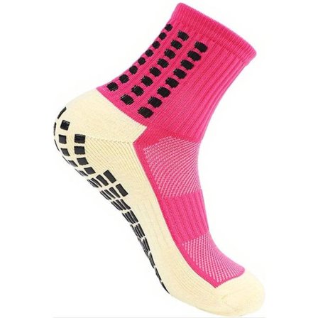 Go Go Gadget - Grip Sokker - Velegnet til Fodbold, Tennis, Løb & Håndbold - Anti-Vabler | Kompression - Præstationsfremmende - One Size - Pink