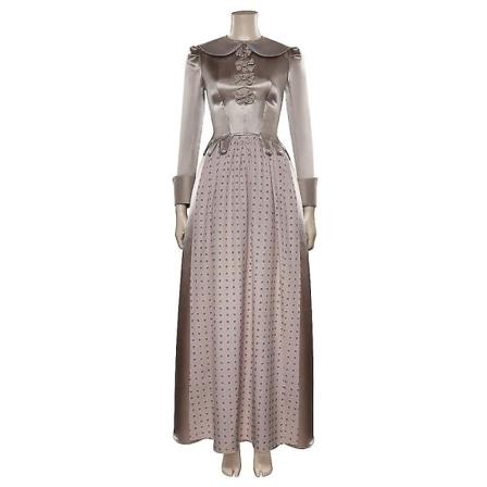 Goody Addams Cosplay Kostume Onsdag Addams Vintage Kjole Outfits Halloween Karneval Dragt Til Kvinder Piger Rollespil dress2 XL