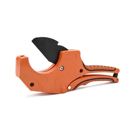 PVC-putkenleikkuri, muoviputkenleikkuri 63 mm:n räikällä, PEX-, PVC- ja PPR-muoviputkien ja muiden komposiittimateriaalien leikkaamiseen