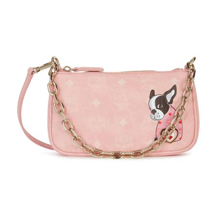 Mcm, Shoulder Bags Roze, Dames, Maat:ONE Size