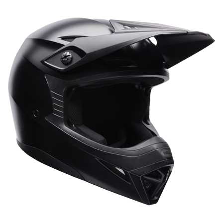 Crosshjelm BELL MX10 Mips Barn Ensfarget matt svart M