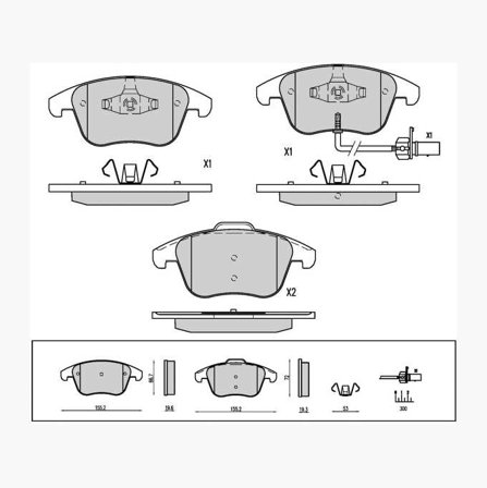 Bromsbelägg - Biltema