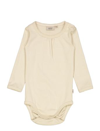Body Frills Bodies Long-sleeved Beige Wheat