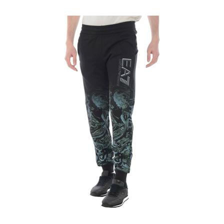 Emporio Armani Ea7, sweatpants Zwart, Heren, Maat:S