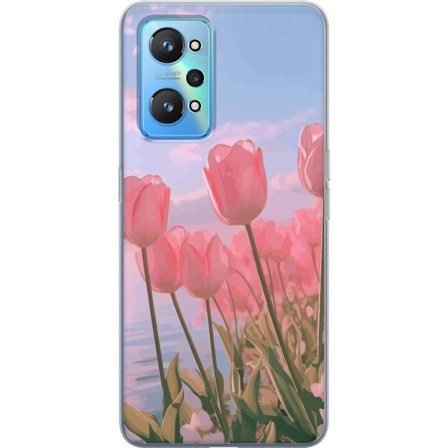 Mobilskal till Realme GT Neo2 med Rosa Tulpaner