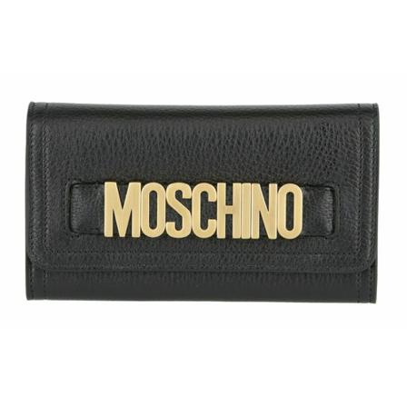 Moschino Wallets Cardholders , Zwart , Dames , Maat: ONE Size