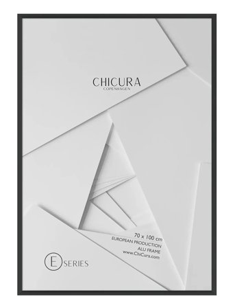 Alu Frame E - Black - Acrylic Home Decoration Frames Black ChiCura
