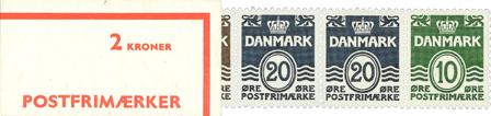 Danmark 1977 - Automathæfte 2 kr. AFA 6 - Postfrisk