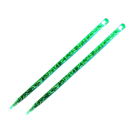 Lysende dråpeformede trommestikker i akryl - Miljøvennlige trommestikker for skoleopptredener