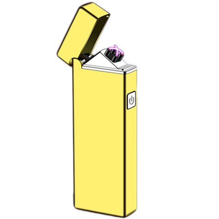 Oppladbar elektrisk lighter – vindtett dobbel lysbue plasma USB-lighter for sigarer, perfekt gave til pappa