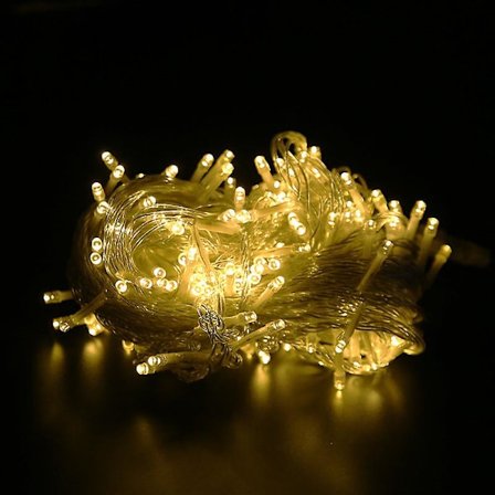 Julelys med stjerneklar himmel Udendørs dekorativ lampe Ingeniørkvantitativ LED-lys kæde Nytårs lyskæde Lys Julelys