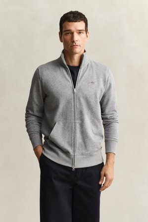GANT Herren Sweatjacke (XXL) Grau