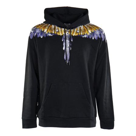 Marcelo Burlon, Hoodie Zwart, Heren, Maat:M