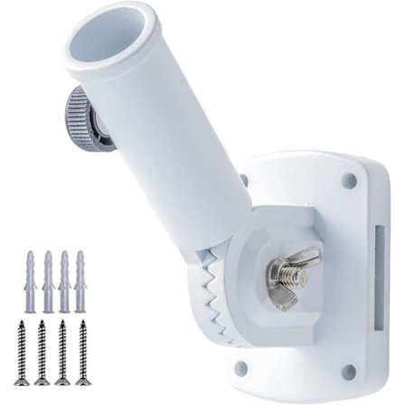 Flaggstångshållare, Flagpole Bracket, Multi-positionsfäste med hårdvara, Premium Aluminium