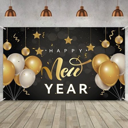 Gott nytt år festtillbehör i 2023 set 4