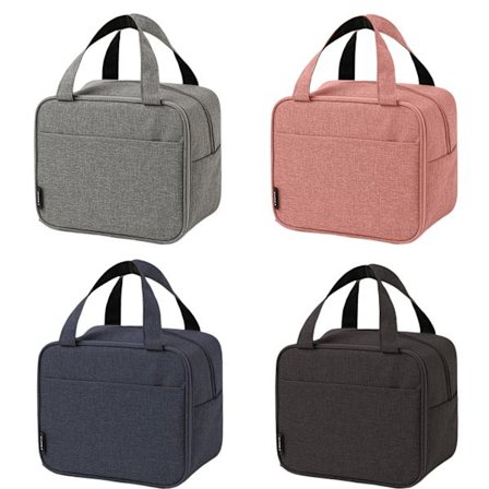 Isolerad lunchväska Två-lager lunchpåse rosa W