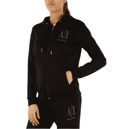 Armani Exchange, Sweatshirt 8Nym 21 Czarny, Kobieta, Rozmiar: M