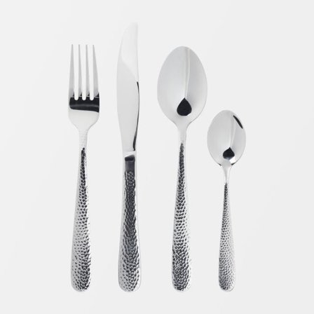 Åhléns Home Bestickset HAMMER 16 delar Bestick Silver ONESIZE