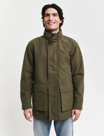 GANT Double Jacket - Khaki green - XXXL