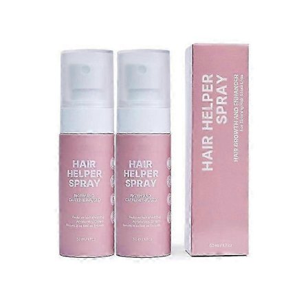 1-5x Hair Helper Spray - Tillväxtserum med Biotin & Ricinolja - Koffeinberikad Behandling för Tjockare, Fylligare Hår