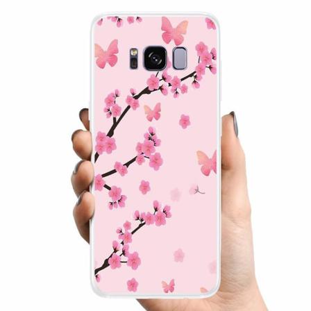Samsung Galaxy S8 Tpu Mobilskal Blommor