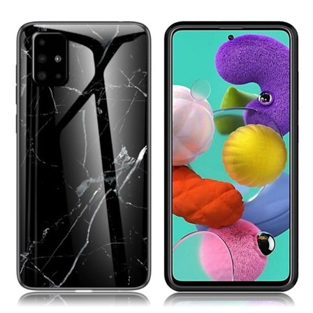 Fantasy Marmor Samsung Galaxy A51 skal - Svart