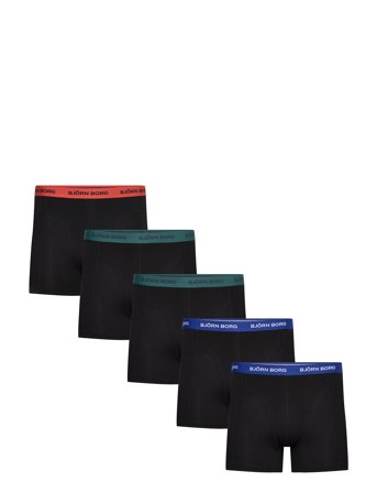 Björn Borg Cotton Stretch Boxer 5P - Black - M