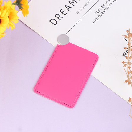 Bærbart mini rustfritt stål uknuselig makeup lommespeil