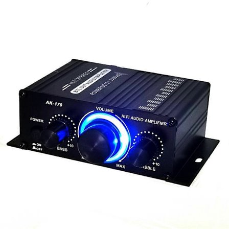 Mini Stereo Forstærker Dc12V Dual Channel Hi-Fi Audio Afspiller