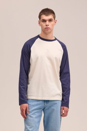 NN.07 Regie T-Shirt Herren Blau Bio-Baumwolle