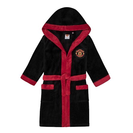 Manchester United FC Pojkar Crest Fleece Morgonrock 5-6 År