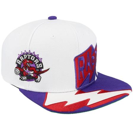 Mitchell & Ness - NBA Weiss snapback Cap - Toronto Raptors Fast Times Hwc White Snapback @ Hatstore