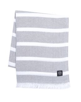 Pläd Olivia återvunnet Ljusgrå - Recycled by Wille