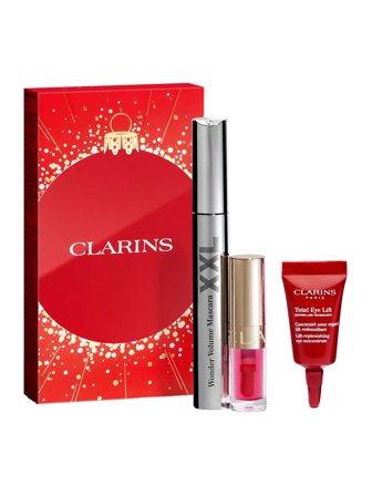 Clarins Make-Up Set Set cont.: Wonder Perfect XXL Mascara N° 01 Black 8 ml (GH 1633692) + Lip Comfort Oil 1,4 ml + Total Eye Lift Eye Cream 3 ml 