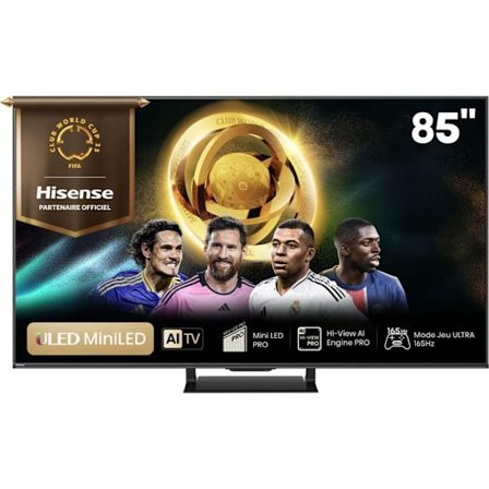 TV 85” Hisense 85U7Q PRO Mini-LED QLED 4K 144Hz 2.1.2 Dolby Atmos