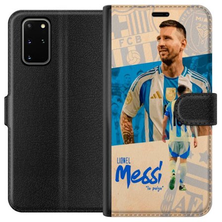 Kompatibelt Lommeboketui til Samsung Galaxy S20+ Lionel Messi portrett med Argentinas jersey design inspirert av lidenskap for fotball og verdens best