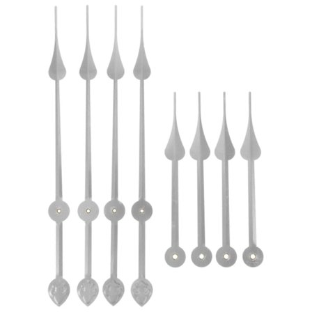 4 stk. Lydløse urvisere Udskiftelige urdele Præcisions Quartz urvisere